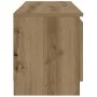 TV-Möbel LED-Leuchten Eiche handwerkliches Holz 120x30x36 cm von , TV-Möbel - Ref: Foro24-856348, Preis: 65,18 €, Rabatt: %