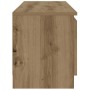 TV-Möbel LED-Leuchten Eiche handwerkliches Holz 120x30x36 cm von , TV-Möbel - Ref: Foro24-856348, Preis: 63,08 €, Rabatt: %