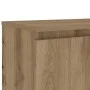 TV-Möbel LED-Leuchten Eiche handwerkliches Holz 120x30x36 cm von , TV-Möbel - Ref: Foro24-856348, Preis: 65,18 €, Rabatt: %