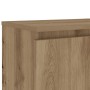 TV-Möbel LED-Leuchten Eiche handwerkliches Holz 120x30x36 cm von , TV-Möbel - Ref: Foro24-856348, Preis: 63,08 €, Rabatt: %