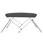 Bimini awning with 2 anthracite gray arches 180x130x110 cm by vidaXL, Boat storage covers - Ref: Foro24-93130, Price: 103,37 ...