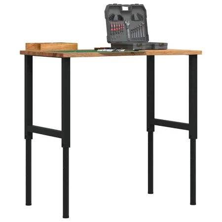 Banco de trabajo madera roble marrón claro 100x60x(71,5-98) cm von , Arbeitstische - Ref: Foro24-3309697, Preis: 139,65 €, Ra...
