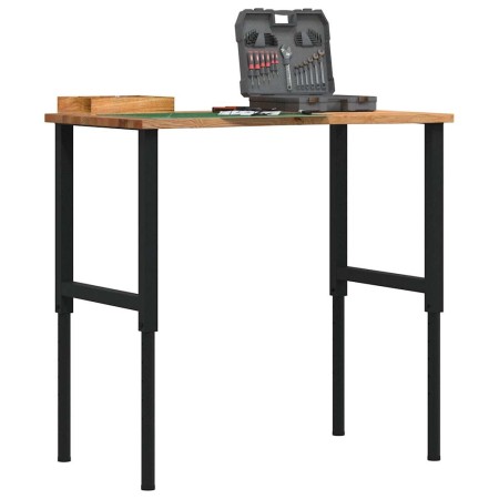 Banco de trabajo madera roble marrón claro 100x60x(71,5-98) cm de , Mesas de trabajo - Ref: Foro24-3309697, Precio: 139,65 €,...