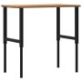 Banco de trabajo madera roble marrón claro 100x60x(71,5-98) cm de , Mesas de trabajo - Ref: Foro24-3309697, Precio: 139,65 €,...