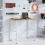 Banco de trabajo madera roble marrón claro 100x60x(71,5-98) cm de , Mesas de trabajo - Ref: Foro24-3309719, Precio: 137,17 €,...