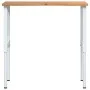 Banco de trabajo madera roble marrón claro 100x60x(71,5-98) cm de , Mesas de trabajo - Ref: Foro24-3309719, Precio: 137,17 €,...