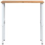 Banco de trabajo madera roble marrón claro 100x60x(71,5-98) cm de , Mesas de trabajo - Ref: Foro24-3309719, Precio: 139,50 €,...