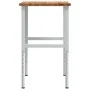 Banco de trabajo madera roble marrón claro 100x60x(71,5-98) cm de , Mesas de trabajo - Ref: Foro24-3309719, Precio: 137,17 €,...