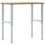 Banco de trabajo madera roble marrón claro 100x60x(71,5-98) cm de , Mesas de trabajo - Ref: Foro24-3309719, Precio: 137,17 €,...