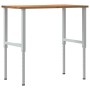 Banco de trabajo madera roble marrón claro 100x60x(71,5-98) cm de , Mesas de trabajo - Ref: Foro24-3309719, Precio: 139,50 €,...