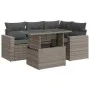 Juego de sofás jardín con cojines 5 pzas ratán sintético gris von , Gartensets - Ref: Foro24-3326311, Preis: 374,58 €, Rabatt: %