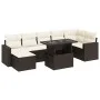 Set sofás de jardín 8 piezas y cojines ratán sintético marrón by , Garden sets - Ref: Foro24-3326364, Price: 549,86 €, Discou...