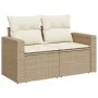 Set of garden sofas with beige cushions 10 pcs synthetic rattan by , Garden sets - Ref: Foro24-3326379, Price: 736,41 €, Disc...