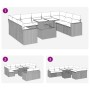 Set of garden sofas with beige cushions 10 pcs synthetic rattan by , Garden sets - Ref: Foro24-3326379, Price: 777,20 €, Disc...