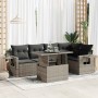 Set de muebles de jardín 6 pzas y cojines ratán sintético gris de , Conjuntos de jardín - Ref: Foro24-3326481, Precio: 472,28...
