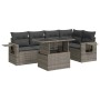 Set de muebles de jardín 6 pzas y cojines ratán sintético gris de , Conjuntos de jardín - Ref: Foro24-3326481, Precio: 472,28...