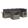 Set of 6 garden furniture and cushions synthetic rattan gray by , Garden sets - Ref: Foro24-3326481, Price: 435,58 €, Discoun...