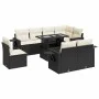 Set of garden sofas with cushions 9 pcs synthetic rattan black by , Garden sets - Ref: Foro24-3326497, Price: 625,93 €, Disco...
