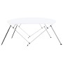 Toldo Bimini de 4 arcos blanco 243x(230-244)x137 cm