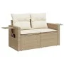 Set de sofás de jardín y cojines 8 piezas ratán sintético beige by , Garden sets - Ref: Foro24-3326519, Price: 615,60 €, Disc...