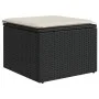 Set of garden sofas with cushions 9 pcs synthetic rattan black by , Garden sets - Ref: Foro24-3326527, Price: 567,55 €, Disco...