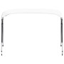 Toldo Bimini de 4 arcos blanco 243x(230-244)x137 cm