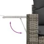 Set of garden sofas with cushions 9 pcs synthetic rattan gray by , Garden sets - Ref: Foro24-3326531, Price: 590,88 €, Discou...