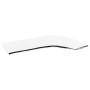 Toldo Bimini de 4 arcos blanco 243x(230-244)x137 cm