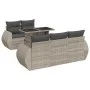 Set de sofás de jardín 6 pzas y cojines ratán sintético gris von , Gartensets - Ref: Foro24-3326573, Preis: 537,63 €, Rabatt: %
