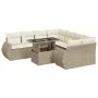 Set of garden sofas with cushions 9 pcs synthetic rattan beige by , Garden sets - Ref: Foro24-3326609, Price: 704,56 €, Disco...