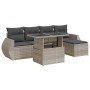 Set de sofás de jardín 6 pzas y cojines ratán sintético gris by , Garden sets - Ref: Foro24-3326623, Price: 443,22 €, Discoun...