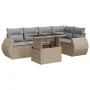 Juego de sofás jardín con cojines 6 pzas ratán sintético beige by , Garden sets - Ref: Foro24-3326640, Price: 461,01 €, Disco...