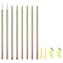 Postes de toldo de vela 2 uds acero galvanizado 250 cm de vidaXL, Mástiles y estacas para tiendas de campaña - Ref: Foro24-31...