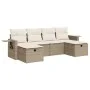 Set Gartensofas mit Kissen 6 Stück synthetisches Rattan beige von , Gartensets - Ref: Foro24-3325524, Preis: 458,98 €, Rabatt: %