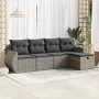 Juego de sofás jardín con cojines 5 pzas ratán sintético gris von , Gartensets - Ref: Foro24-3325566, Preis: 325,49 €, Rabatt: %