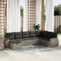 Set de sofás de jardín y cojines 8 piezas ratán sintético gris von , Gartensets - Ref: Foro24-3325636, Preis: 500,69 €, Rabat...