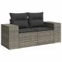 Set of 7 garden sofas with cushions synthetic rattan gray by , Garden sets - Ref: Foro24-3325706, Price: 448,53 €, Discount: %