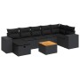 Set de sofás de jardín y cojines 8 piezas ratán sintético negro von , Gartensets - Ref: Foro24-3325877, Preis: 508,43 €, Raba...