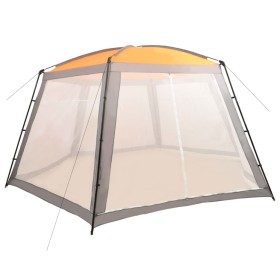 Schwimmbadzelt aus grauem Stoff 660x580x250 cm von vidaXL, Pool- und Spa-Zubehör - Ref: Foro24-93047, Preis: 182,56 €, Rabatt: %
