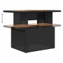 Set garden sofas and cushions 8 pcs synthetic rattan acacia black by , Garden sets - Ref: Foro24-3327980, Price: 504,46 €, Di...