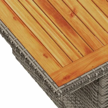 Set garden sofas and cushions 7 pcs synthetic rattan acacia gray by , Garden sets - Ref: Foro24-3327977, Price: 459,58 €, Dis...