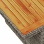 Set garden sofas and cushions 7 pcs synthetic rattan acacia gray by , Garden sets - Ref: Foro24-3327977, Price: 459,58 €, Dis...