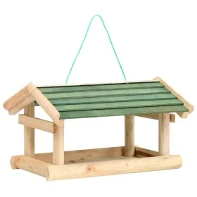 Vogelhäuschen aus massivem Holz, 35 x 29,5 x 21 cm von vidaXL, Vogel Fütterer - Ref: Foro24-314819, Preis: 33,13 €, Rabatt: %
