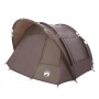 Tienda de pesca para 2 personas impermeable marrón