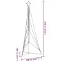 Christmas tree lights 483 colored LEDs 240 cm by , Christmas trees - Ref: Foro24-4016415, Price: 30,73 €, Discount: %
