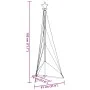 Christmas tree lights 363 warm white LEDs 182 cm by , Christmas trees - Ref: Foro24-4016408, Price: 20,70 €, Discount: %