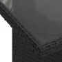 Set of 7 garden sofas with cushions synthetic rattan black by , Garden sets - Ref: Foro24-3326167, Price: 460,95 €, Discount: %