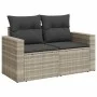 Set mit 7 Gartensofas mit Kissen PE Rattan hellgrau von , Gartensets - Ref: Foro24-3326353, Preis: 534,93 €, Rabatt: %