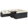 Set mit 11 Stück Gartensofas und Kissen synthetisches Rattan schwarz von , Gartensets - Ref: Foro24-3326387, Preis: 731,70 €,...