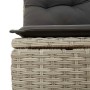 Set of 11 garden sofas and cushions synthetic rattan gray by , Garden sets - Ref: Foro24-3326393, Price: 879,28 €, Discount: %